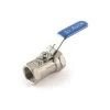 Stainless Steel Ball Valve - 1 Piece 1.1/4" BSP PF -Plumbing Supply Store 1 piece 1 1 4in stainless steel ball valve bsp parallel f min 16832 P 1
