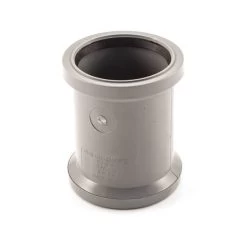 Soil & Vent Double Socket - 110mm Grey