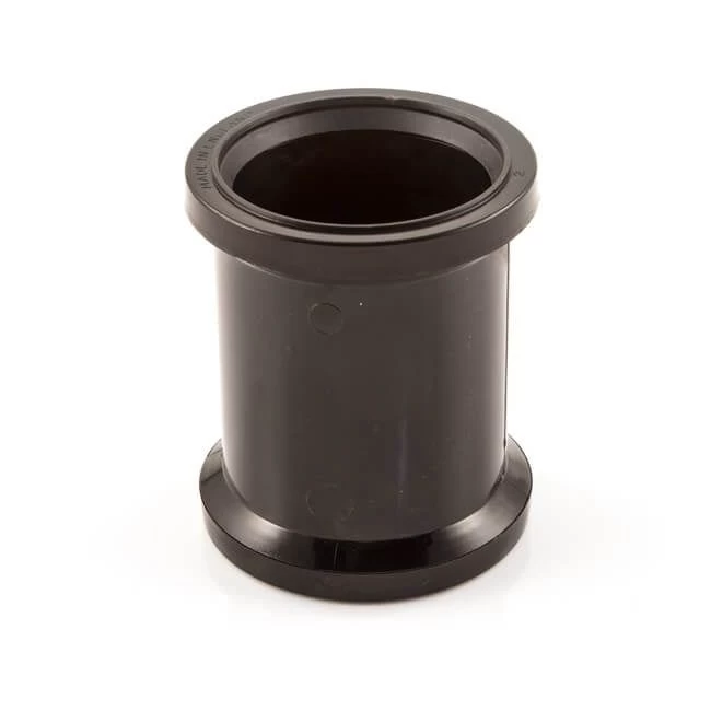 Soil & Vent Double Socket - 110mm Black 3 Soil & Vent Double Socket - 110mm Black