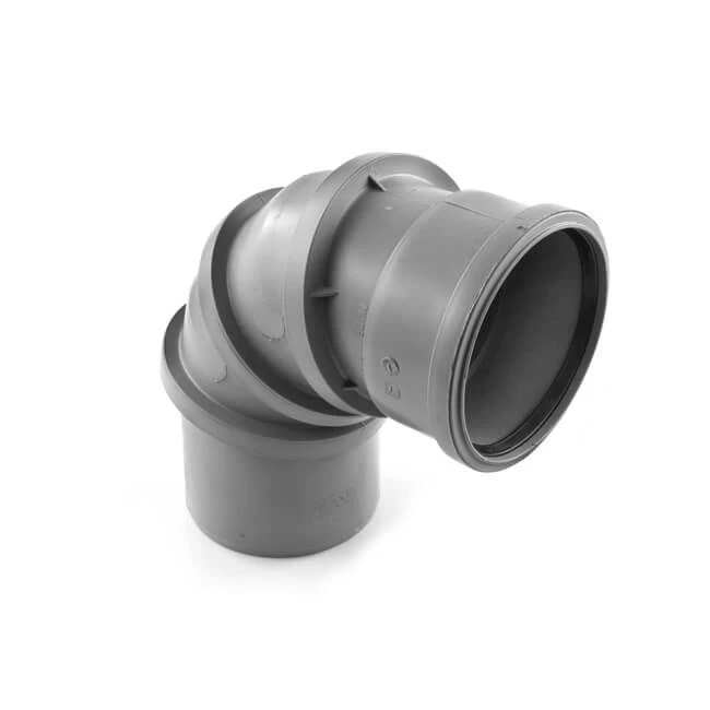 Soil Drain Adjustable Bend 0 – 90° M X F Grey 110mm 4 Soil Drain Adjustable Bend 0 – 90° M X F Grey 110mm - Image 2