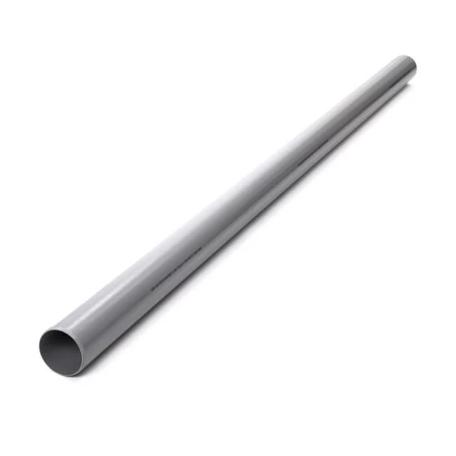 Soil & Vent Plain End Pipe - 110mm X 2.5m Grey 3 Soil & Vent Plain End Pipe - 110mm X 2.5m Grey