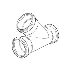 Triple Socket Equal Junction - 110mm X 45° -Plumbing Supply Store 110 mm x 45 triple socket bends equal junction polypipe min 13400 L 1