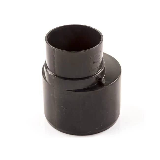 Soil & Vent Rainwater Reducer - 110mm X 68mm Black 3 Soil & Vent Rainwater Reducer - 110mm X 68mm Black
