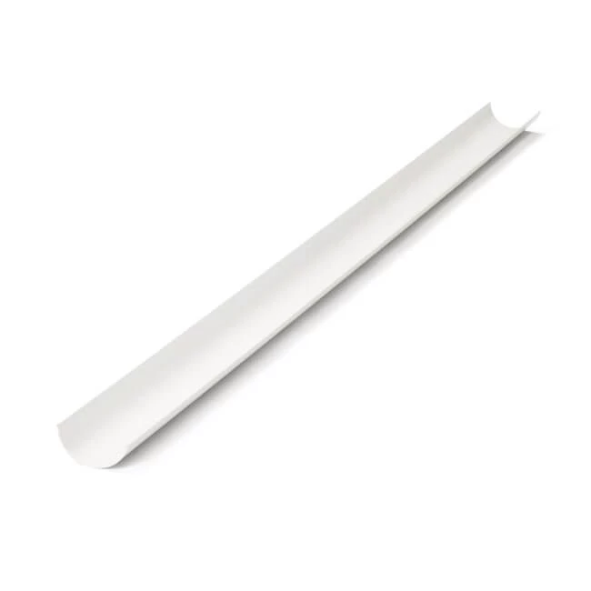 112 Mm X 4 M White Half Round Gutter 3 112 Mm X 4 M White Half Round Gutter