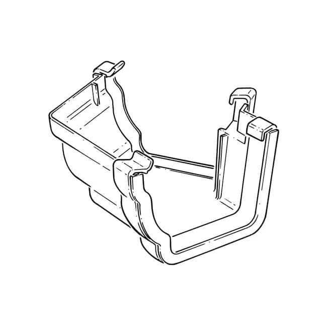 120° Angle External - Square High Capacity - White 4 120° Angle External - Square High Capacity - White - Image 2