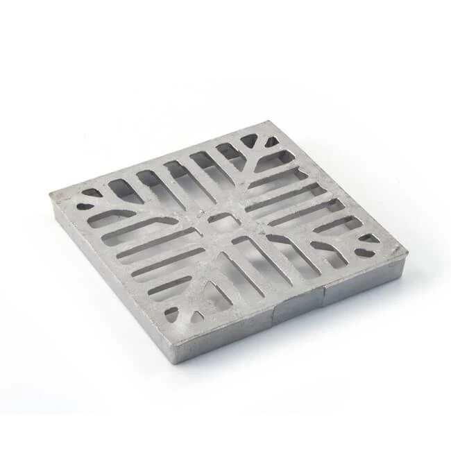 Square Hopper Drain Grid - 150mm (6") Aluminium 3 Square Hopper Drain Grid - 150mm (6") Aluminium