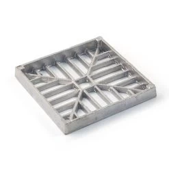 Square Hopper Drain Grid - 150mm (6") Aluminium 7 Square Hopper Drain Grid - 150mm (6") Aluminium -Plumbing Supply Store 150 mm6in aluminium square drain grid polypipe min 13416 P 2