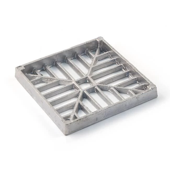 Square Hopper Drain Grid - 150mm (6") Aluminium 5 Square Hopper Drain Grid - 150mm (6") Aluminium - Image 3