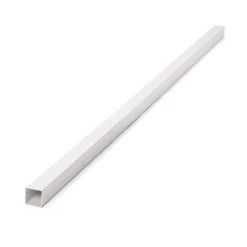 2.5 M 65 Mm Square Downpipe - White