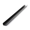 2 M - Square Gutter - Black -Plumbing Supply Store 2 m square gutter polypipe black min 12345 P 1
