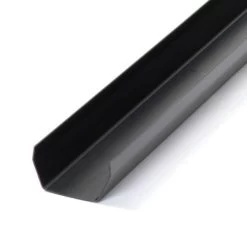 2 M - Square Gutter - Black 7 2 M - Square Gutter - Black -Plumbing Supply Store 2 m square gutter polypipe black min 12345 P 2