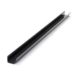 2 M - Square High Capacity Gutter - Black