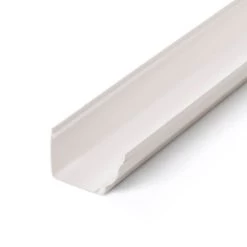 2 M - Square High Capacity Gutter - White -Plumbing Supply Store 2 m square high capacity gutter polypipe white min 12399 P 2