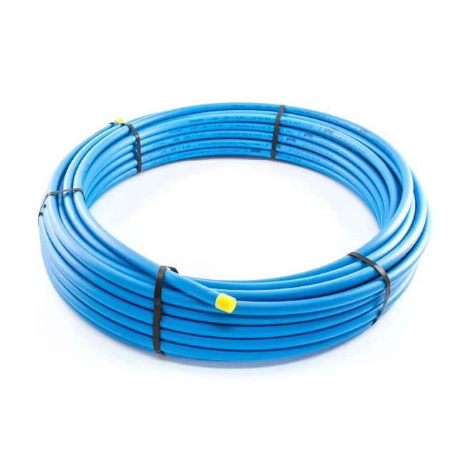 MDPE Blue Mains Water Pipe - 25mm X 50m 4 MDPE Blue Mains Water Pipe - 25mm X 50m - Image 2