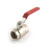 Ball Valve - 2" BSP PF Red Lever Handle