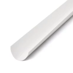 3 M - Rounded High Capacity Gutter - White 7 3 M - Rounded High Capacity Gutter - White -Plumbing Supply Store 3 m rounded high capacity gutter polypipe white min 12436 P 2