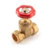 Wheelhead Gate Valve - 35mm Compression Brass BS 5154 -Plumbing Supply Store 35 mm compression wheelhead gate valve brass bs 5154 b min 16059 P 1
