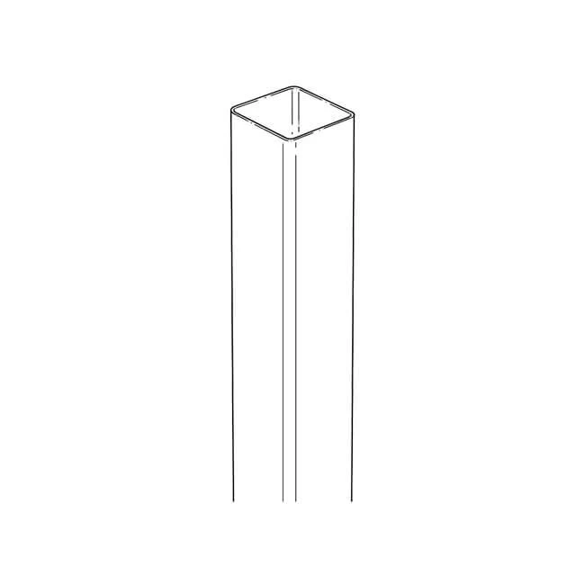 4 M 65 Mm Square Downpipe - Black 4 4 M 65 Mm Square Downpipe - Black - Image 2