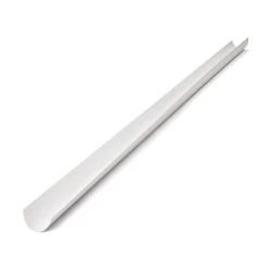 4 M - Rounded High Capacity Gutter - White