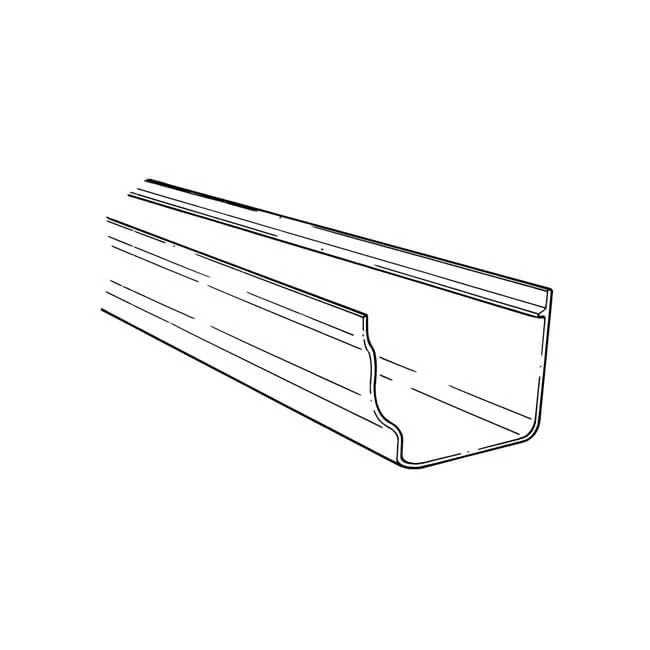 4 M - Square High Capacity Gutter - Black 4 4 M - Square High Capacity Gutter - Black - Image 2