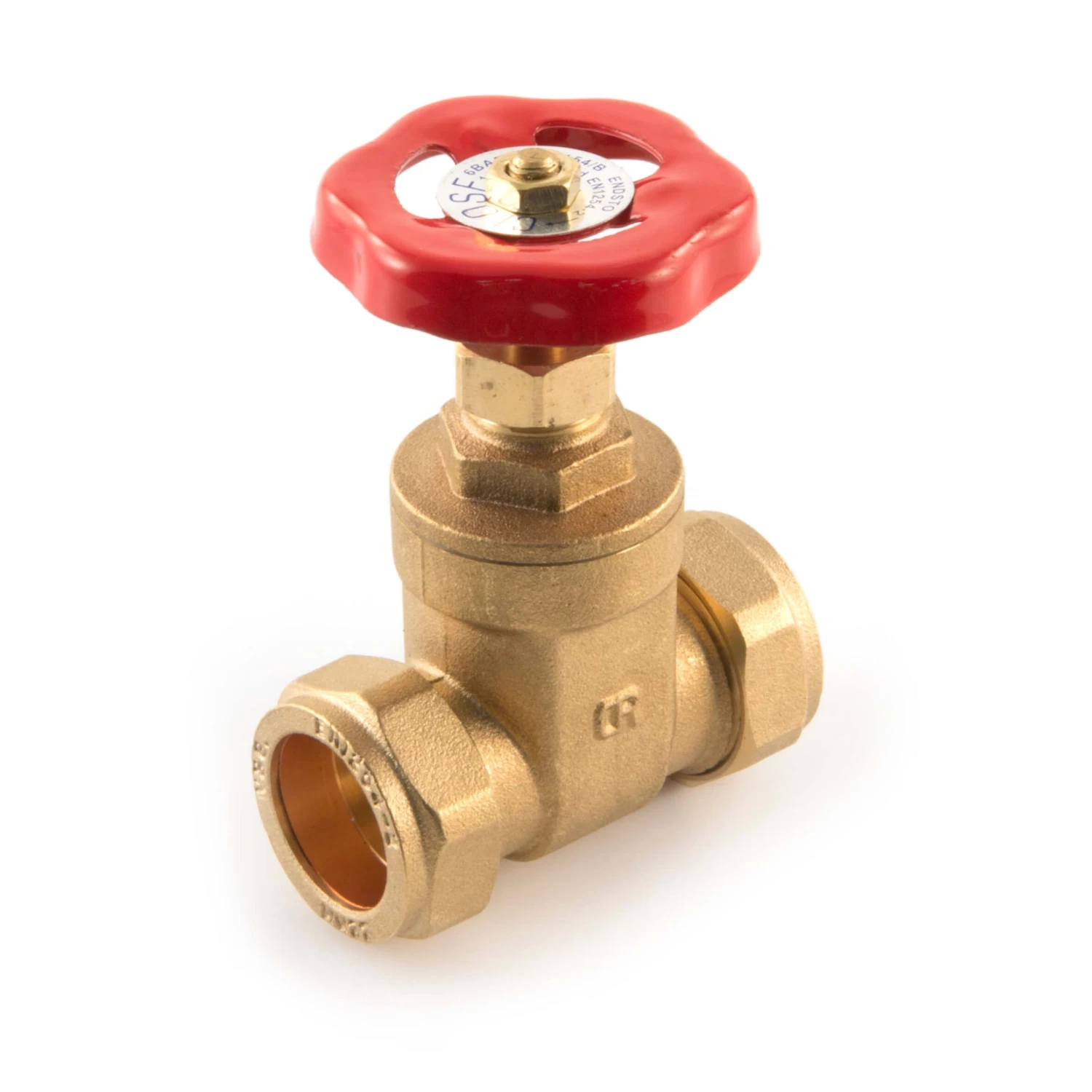 Wheelhead Gate Valve - 42mm Compression DZR BS 5154 3 Wheelhead Gate Valve - 42mm Compression DZR BS 5154