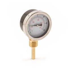 Bi-Metal Bottom Entry Temperature Gauge - 63mm