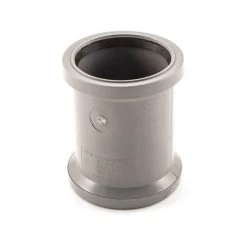 Soil & Vent Double Socket - 82mm Grey