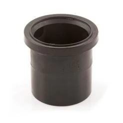 Soil & Vent Single Socket - 82mm Black