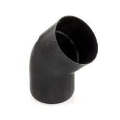 Soil & Vent Offset Bend Socket/Spigot 82mm X 135° Black -Plumbing Supply Store 82 mm x 135 offset bend socket spigot polypipe soil vent min 16124 P 1