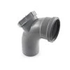 Soil & Vent Single Socket Access Bend - 110mm Grey -Plumbing Supply Store access bend single socket floplast soil vent grey min 12977 P 1