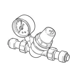 Adjustable Pressure Reducing Valve - 15mm Push-fit -Plumbing Supply Store adjustable pressure reducing valve 15mm push fit 25365 25365 l 1 2 1