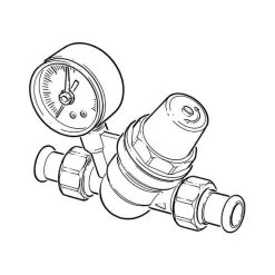 Adjustable Pressure Reducing Valve - 22mm Press-fit -Plumbing Supply Store adjustable pressure reducing valve 22mm press fit 25364 25364 l 1 2 1