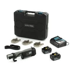Alpha Press 1528M M Profile Press Fit Kit - 15 To 28mm, 2 Batteries