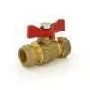Ball Valve - DZR 28mm Compression Red Butterfly Handle 1 Ball Valve - DZR 28mm Compression Red Butterfly Handle -Plumbing Supply Store ball valve dzr 28mm compression red butterfly handle 25102 25102 p 1