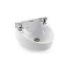 Basin With Domehead Tap - White -Plumbing Supply Store basin with domehead tap white min 19849 P 1
