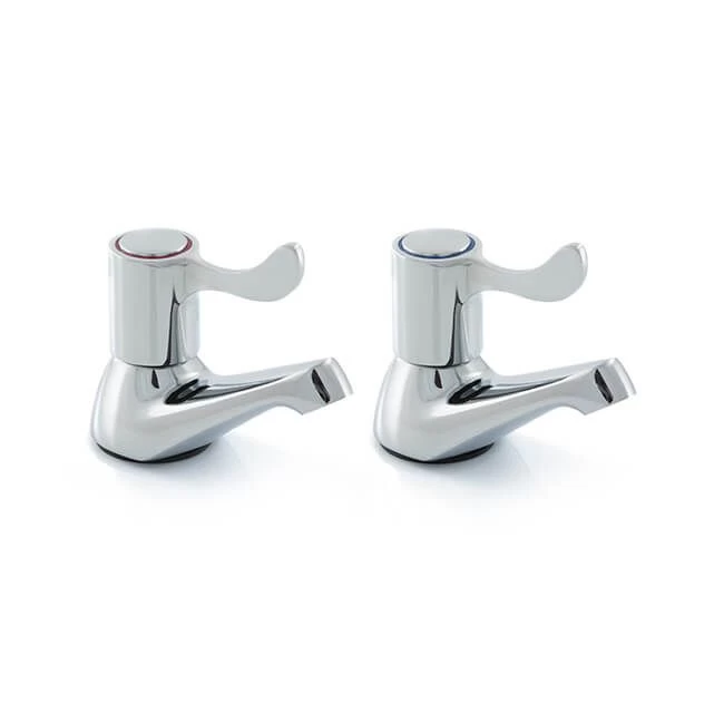 Emilia Quarter Turn Lever Head Bath Taps, Pair 3 Emilia Quarter Turn Lever Head Bath Taps, Pair