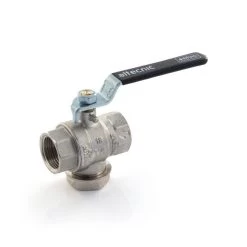 Filter Ball Valve - 3/4" BSP PF Black Lever Handle