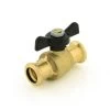 Full Bore Ball Valve - 28mm Press-fit, Butterfly Handle