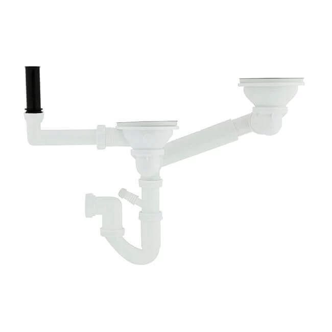 Granite Inset Or Undermount One And Half Bowl Sink - Black 4 Granite Inset Or Undermount One And Half Bowl Sink - Black - Image 2