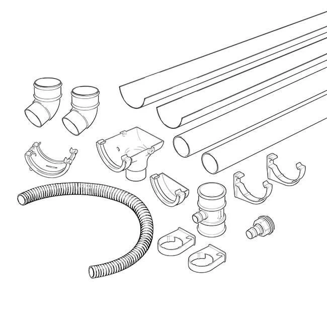 Half Shed Gutter Pack 4 Half Shed Gutter Pack - Image 2