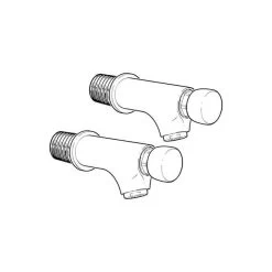Inta Non-Concussive Wall Mounted Tap, Pair -Plumbing Supply Store inta non concussive wall mounted tap 2 min 20358 l 1