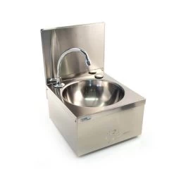 Knee Push Operated Round Hand Wash Sink