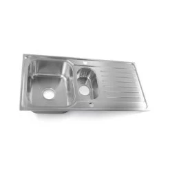 Large One & Half Bowl & Drainer Kitchen Sink