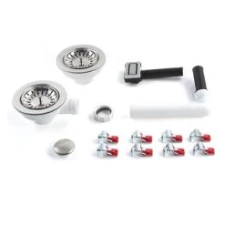 Large One & Half Bowl & Drainer Kitchen Sink -Plumbing Supply Store large one and half bowl and drainer kitchen sink 2 min 18343 P 2