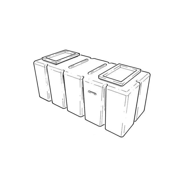 Loft 'Coffin' Cold Water Storage Tank 318L - 70 Galls 4 Loft 'Coffin' Cold Water Storage Tank 318L - 70 Galls - Image 2