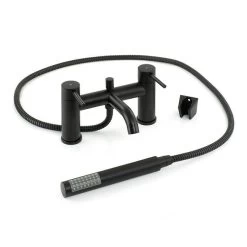 Matt Black Bath Shower Mixer Tap