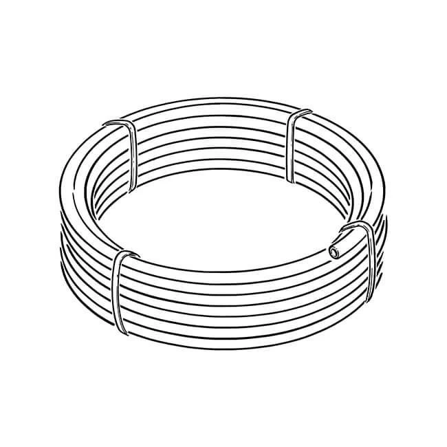 MDPE Blue Mains Water Pipe - 25mm X 50m 3 MDPE Blue Mains Water Pipe - 25mm X 50m