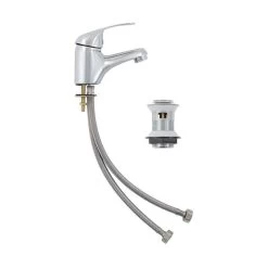 Ophelia Monobloc Basin Mixer Tap With Clicker Waste -Plumbing Supply Store ophelia monobloc basin mixer with clicker waste 24258 24258 P 2