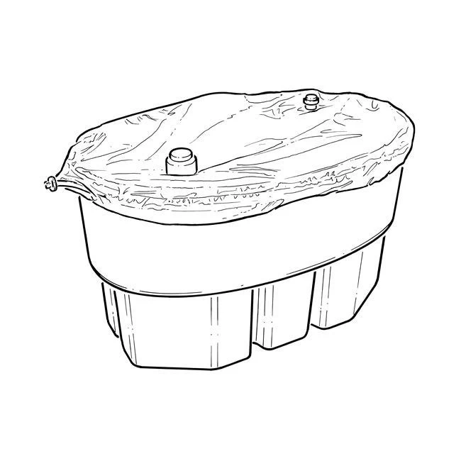 Oval Cold Water Storage Tank Kit 114L - 25 Galls 4 Oval Cold Water Storage Tank Kit 114L - 25 Galls - Image 2