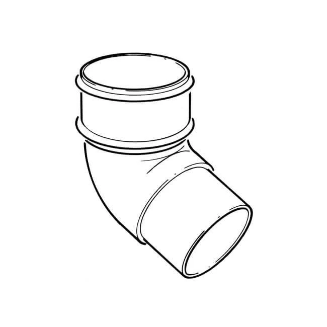 Elegance 112° Gutter Offset Bend - Black 4 Elegance 112° Gutter Offset Bend - Black - Image 2